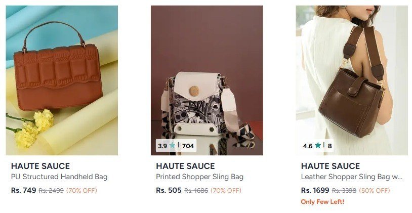 70% on HAUTE SAUCE Women's handbags