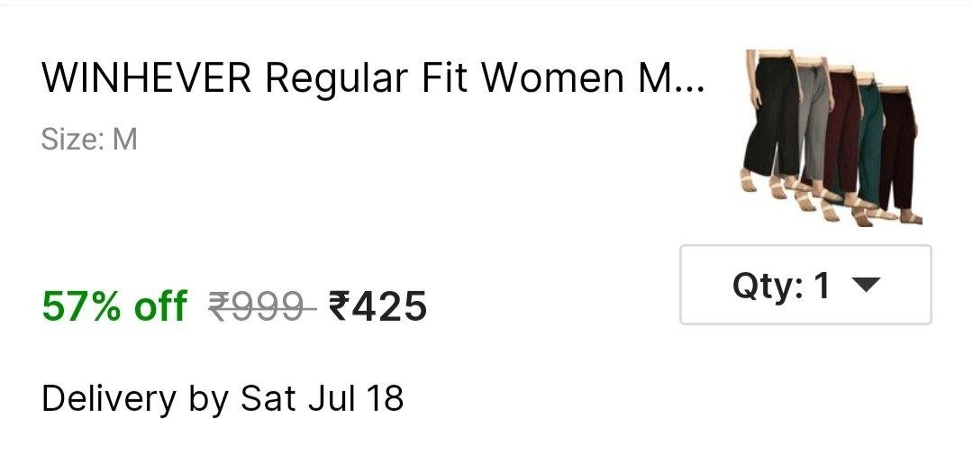 WINHEVER Regular Fit Women Multicolor Trousers Price in India - Buy WINHEVER Regular Fit Women Multicolor Trousers online at Shopsy.in