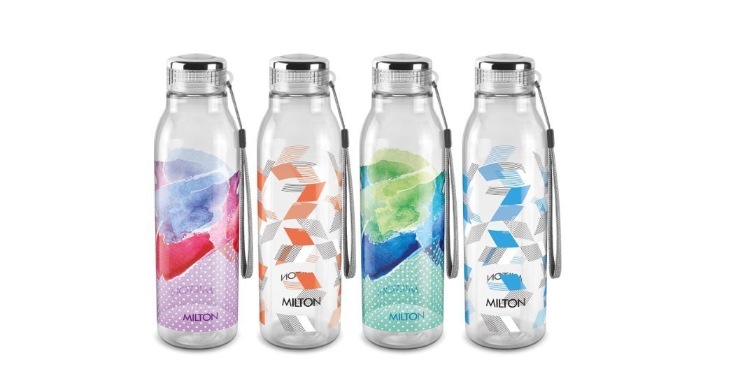 Set of 4 MILTON Helix 1000 Pet Water Bottle 1 Litre Each