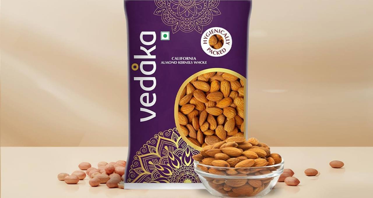 Amazon Brand - Vedaka 100% Natural California Almonds