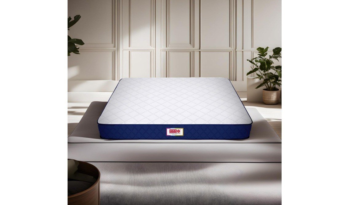 USHA SHRIRAM Back Master with NFF Tech. 3 Inch Single Bonded Foam Mattress (72X35) Inches with NFF Technology Orthopedic Bed Mattress with Breathable Fabric & Complete Edge Support | 2 Years Warra
