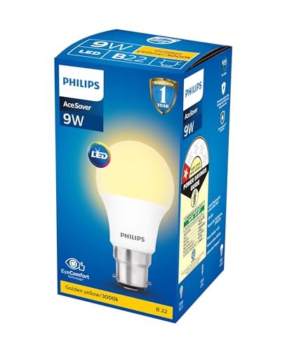 Philips Base B22 9-Watt LED Bulb