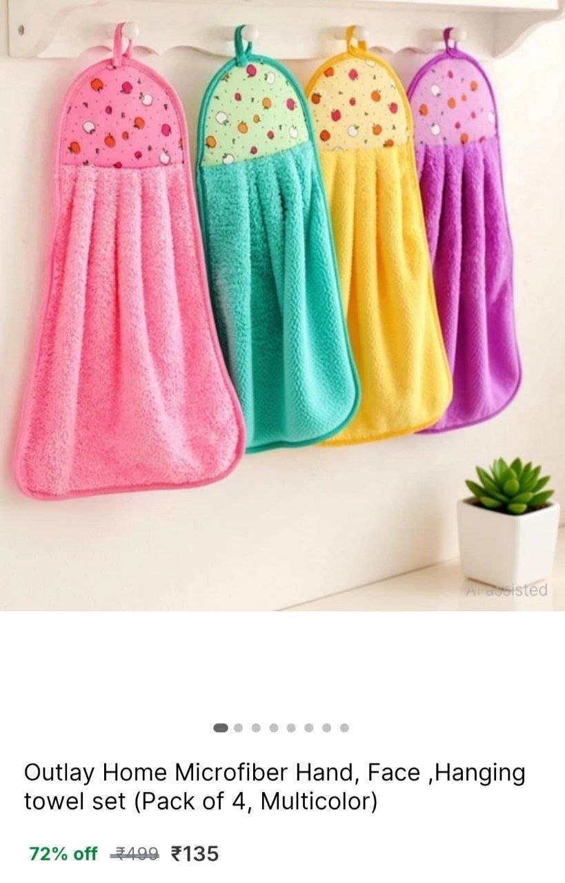 Outlay Home Microfiber Hand, Face ,Hanging towel set Price in India - Buy Outlay Home Microfiber Hand, Face ,Hanging towel set online at Shopsy.in