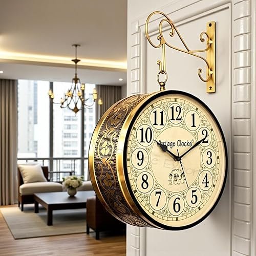 Ajanta Step Movement Plastic Analog Wall Clock for Home/Office/Bedroom/Living Room/Kitchen (White, 7 Inches)
