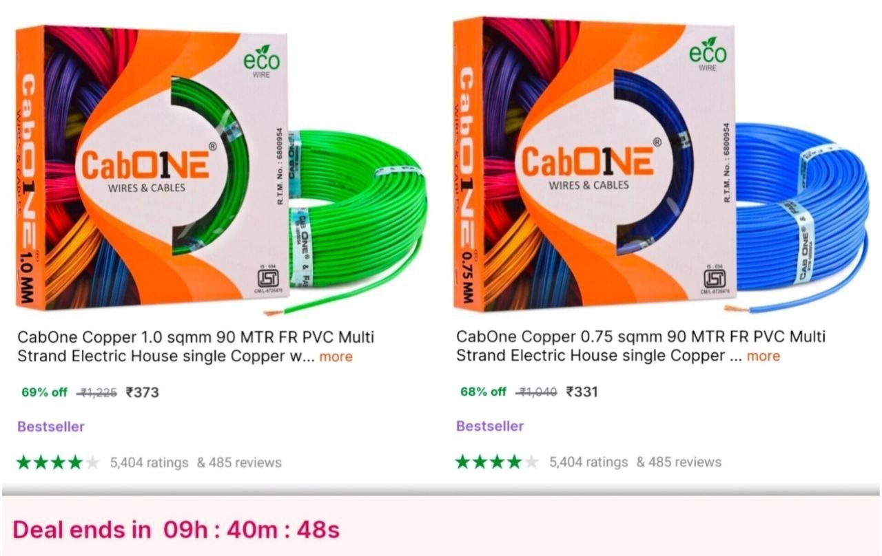Big Discount Copper Wire 90M