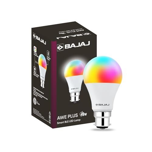 Bajaj 9W Smart LED Bulb |Bluetooth enabled B22D |16 million