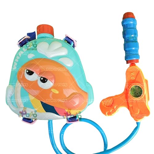 Holi Pressure Pichkari with Whale Bag Tank- 1.2 LTR, with Free Balloo