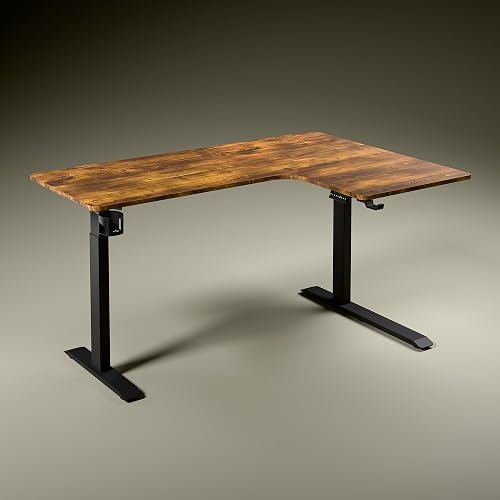 Wooden Laptop Table with Adjustable Height, Wheels