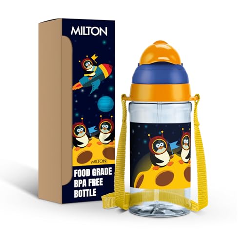 MILTON Smilo 450 Sipper PET Water Bottle for School Kids