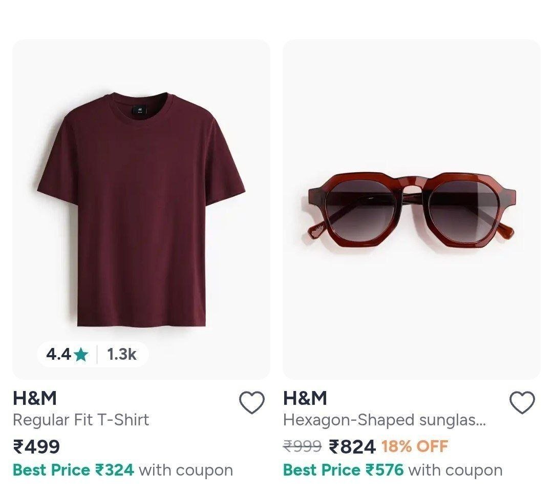 Shop Trendy H&M Clothing & Footwear Online | Myntra