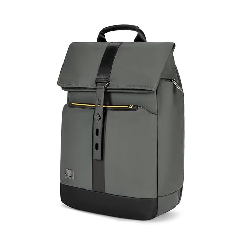 PoliceTendra Vegan Leather Laptop Backpack for Men & Women