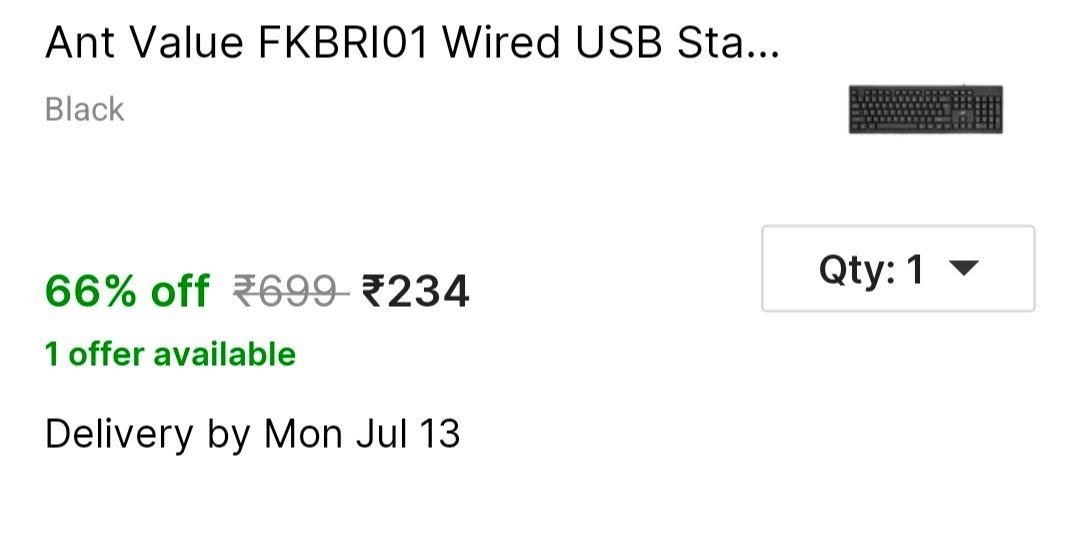 Wired USB Standard Laptop Keyboard