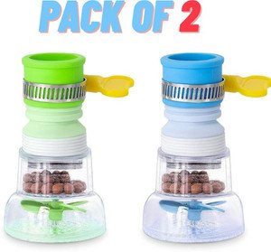 Pack of two faucet nozel showers