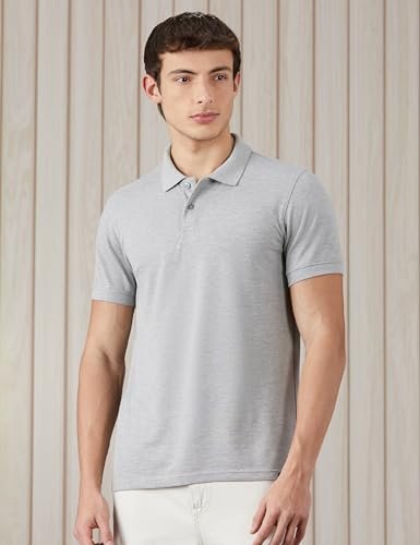 Amazon Brand - Symbol Men's Cotton Rich Solid Polo Tshirt Pack of 2)
