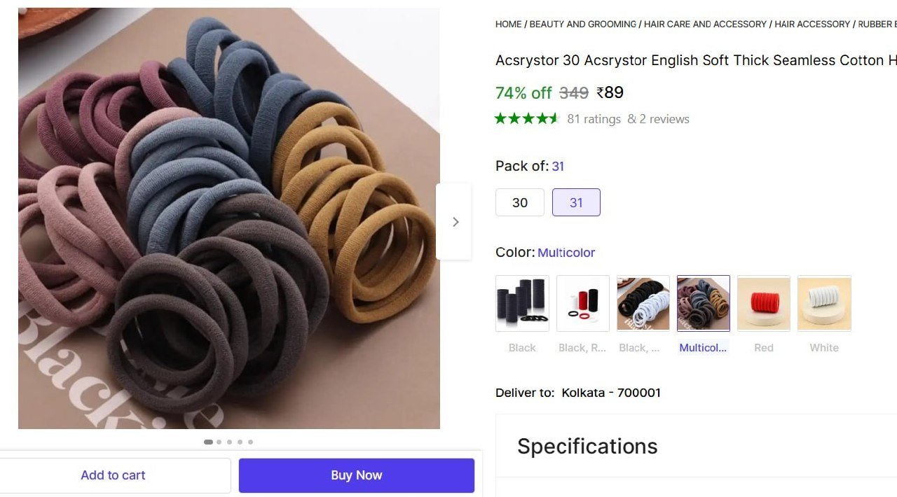 30 Pcs Rubber Bands
