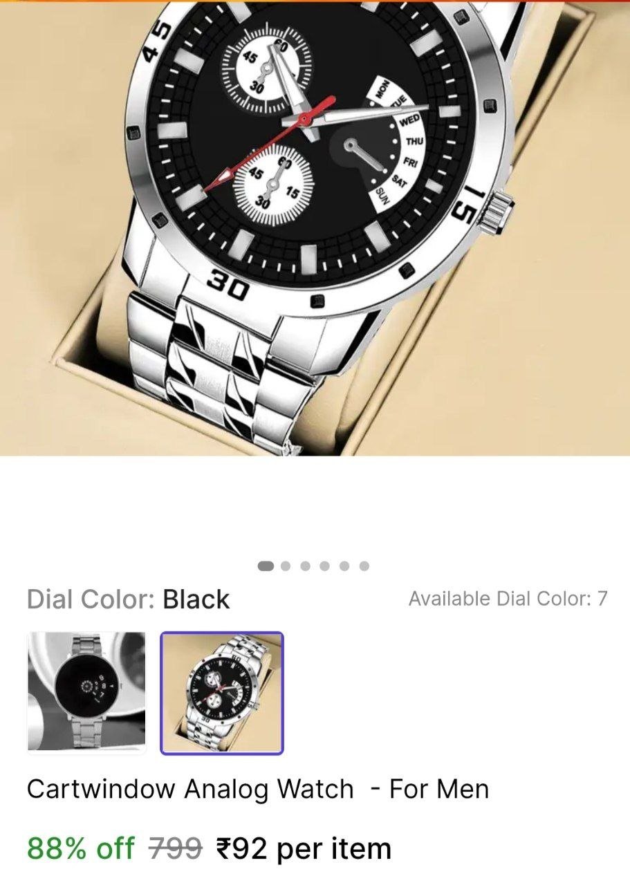 Cartwindow Analog Watch  - For Men Price in India - Buy Cartwindow Analog Watch  - For Men online at Shopsy.in