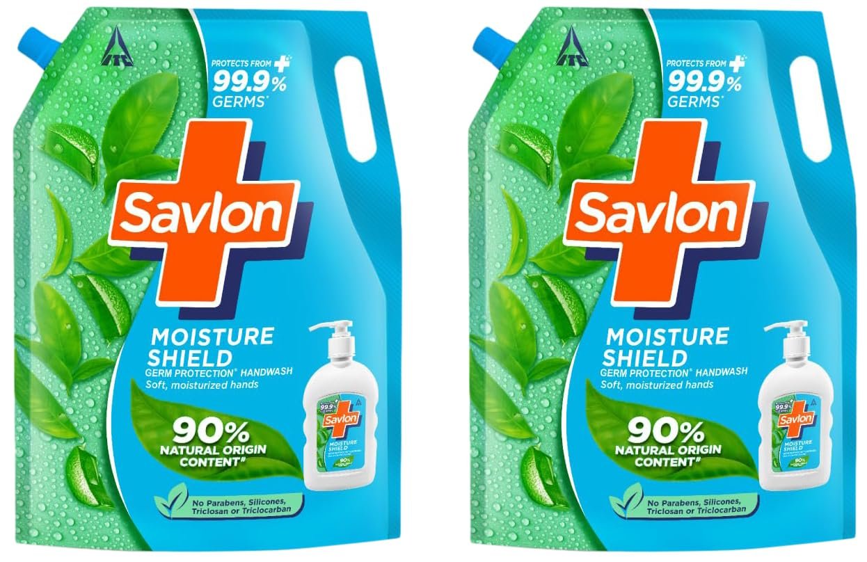 Savlon Moisture Shield Germ Protection Liquid Handwash Refill Pouch,