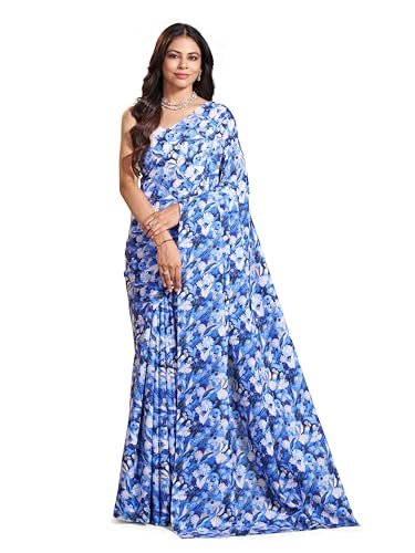Garden Vareli Art Silk Floral Print Saree