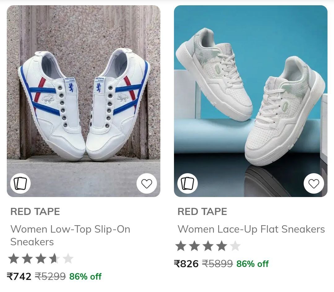 Red Tape Shoes at Upto 86% Discount
