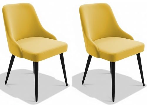 Vergo Plush Velvet Dining Chair Set