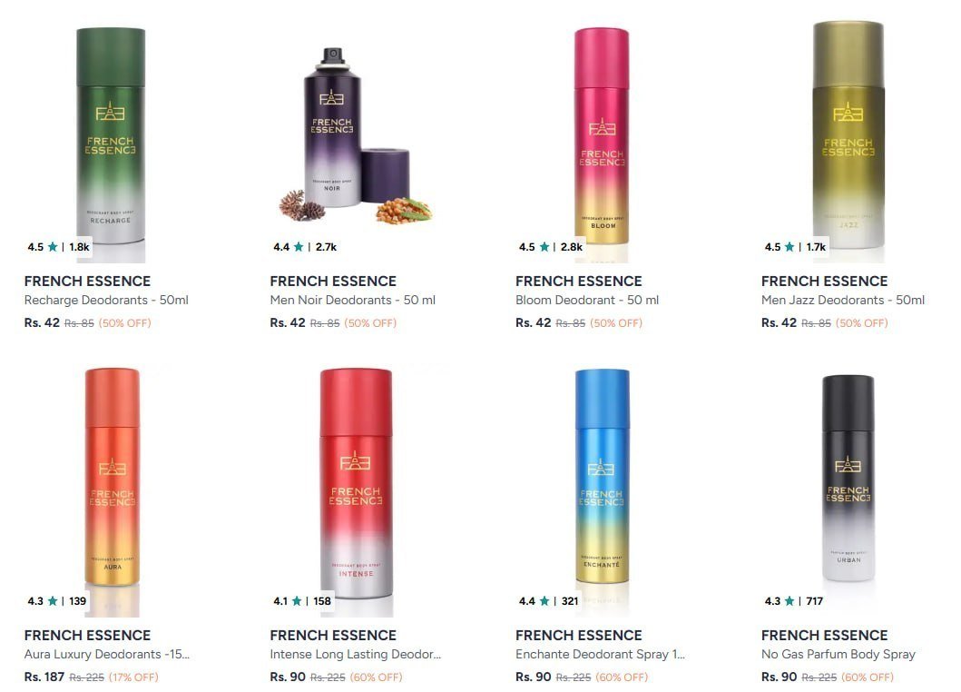 French Essence Deo's