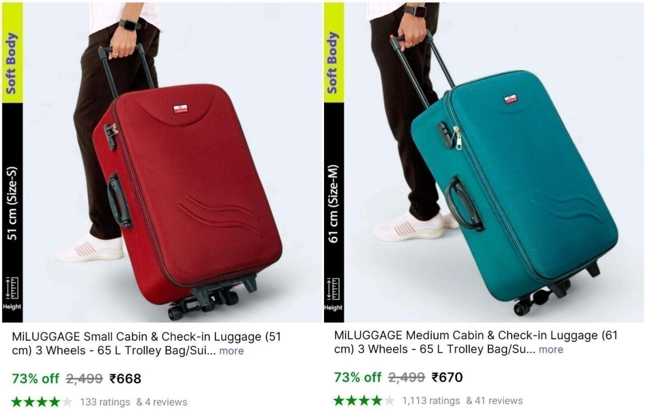65L Check-in Luggage