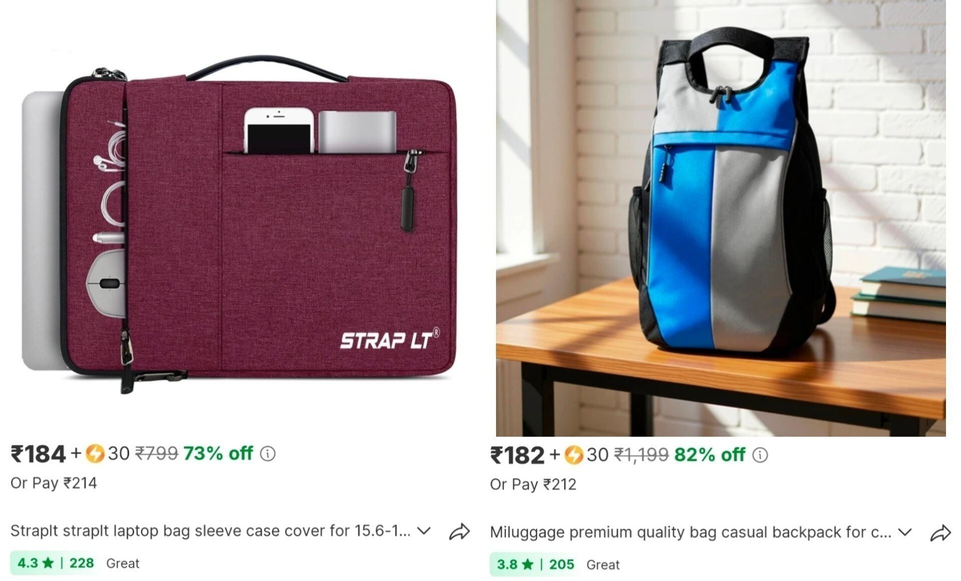 straplt straplt laptop bag sleeve case cover for 15 6 16 inch laptop protective handle waterproof la