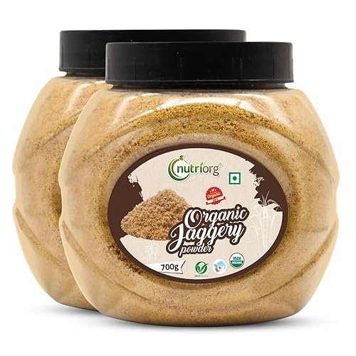 GO DESi Jaggery Powder 1 Kg, Gur, Gud, Pure and Natural, 2 x 500 g