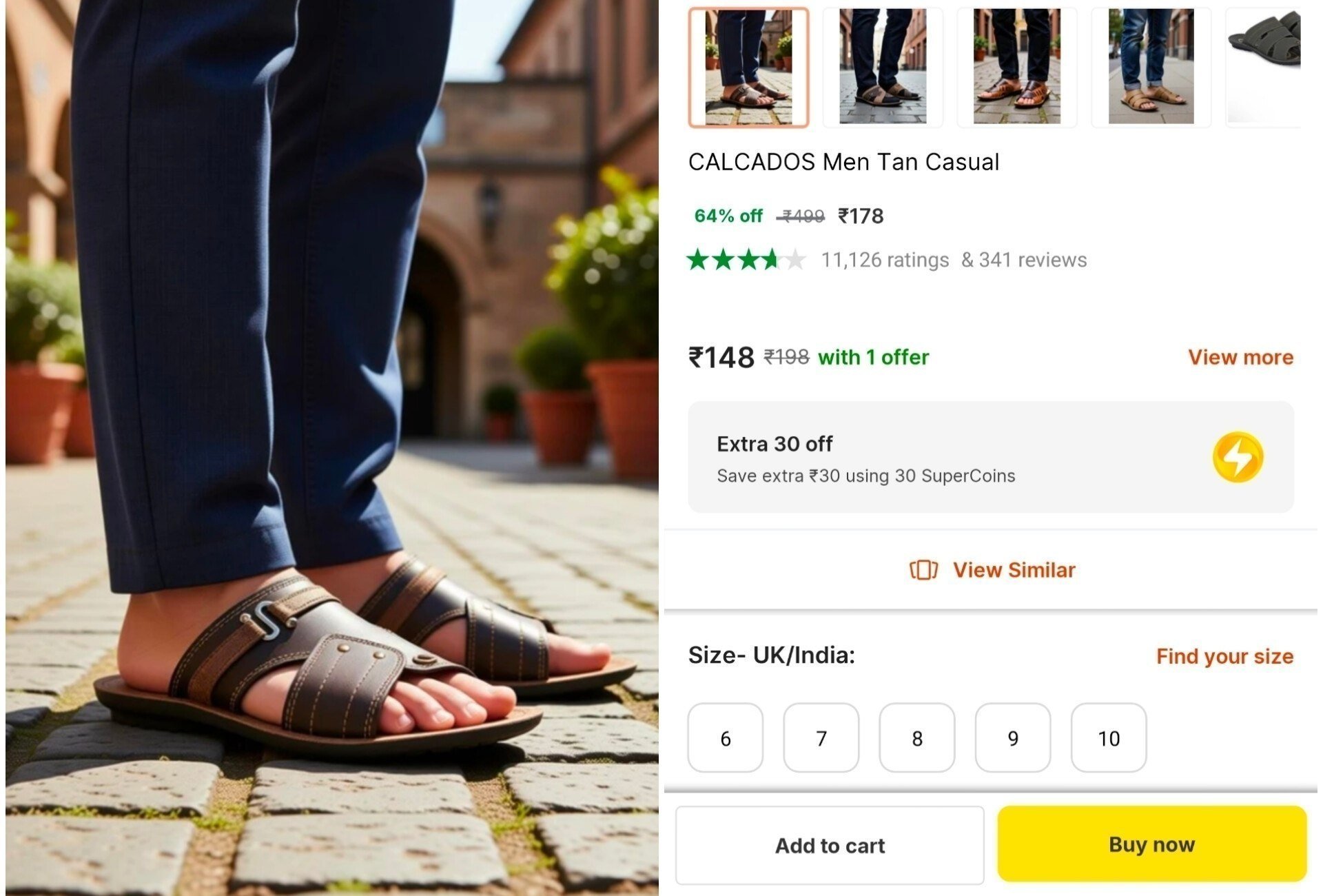 Men's Casual Flat Sandal