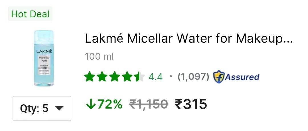 LAkme Makeup Remover