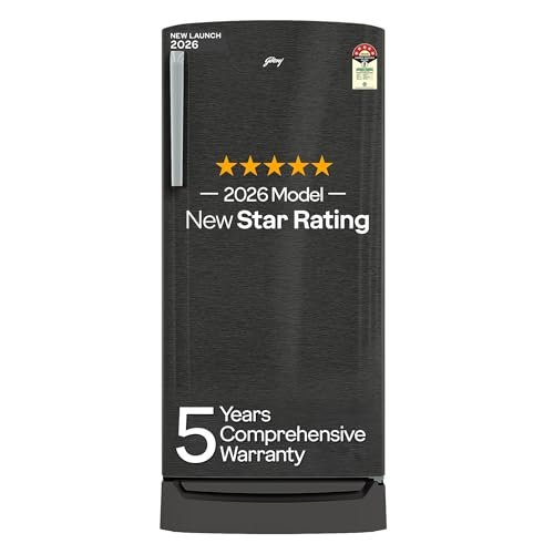 Godrej 185L 5 Star 5 Years Comprehensive Warranty