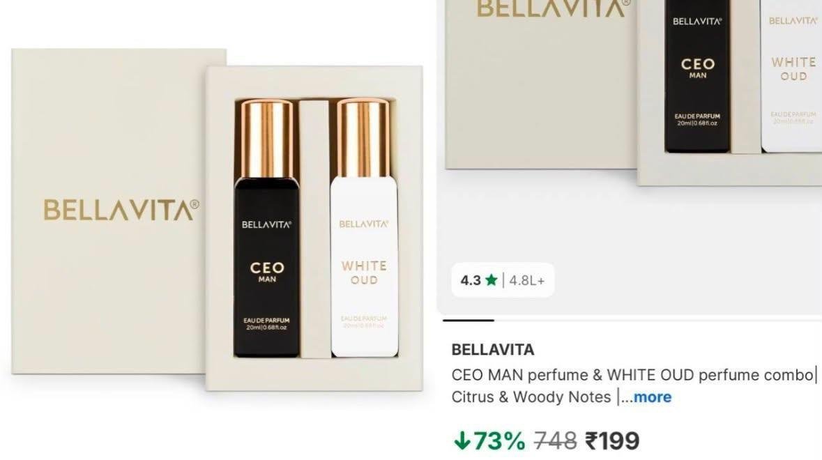 Most viral bellavita perfume now at the 199/-👀📈✅