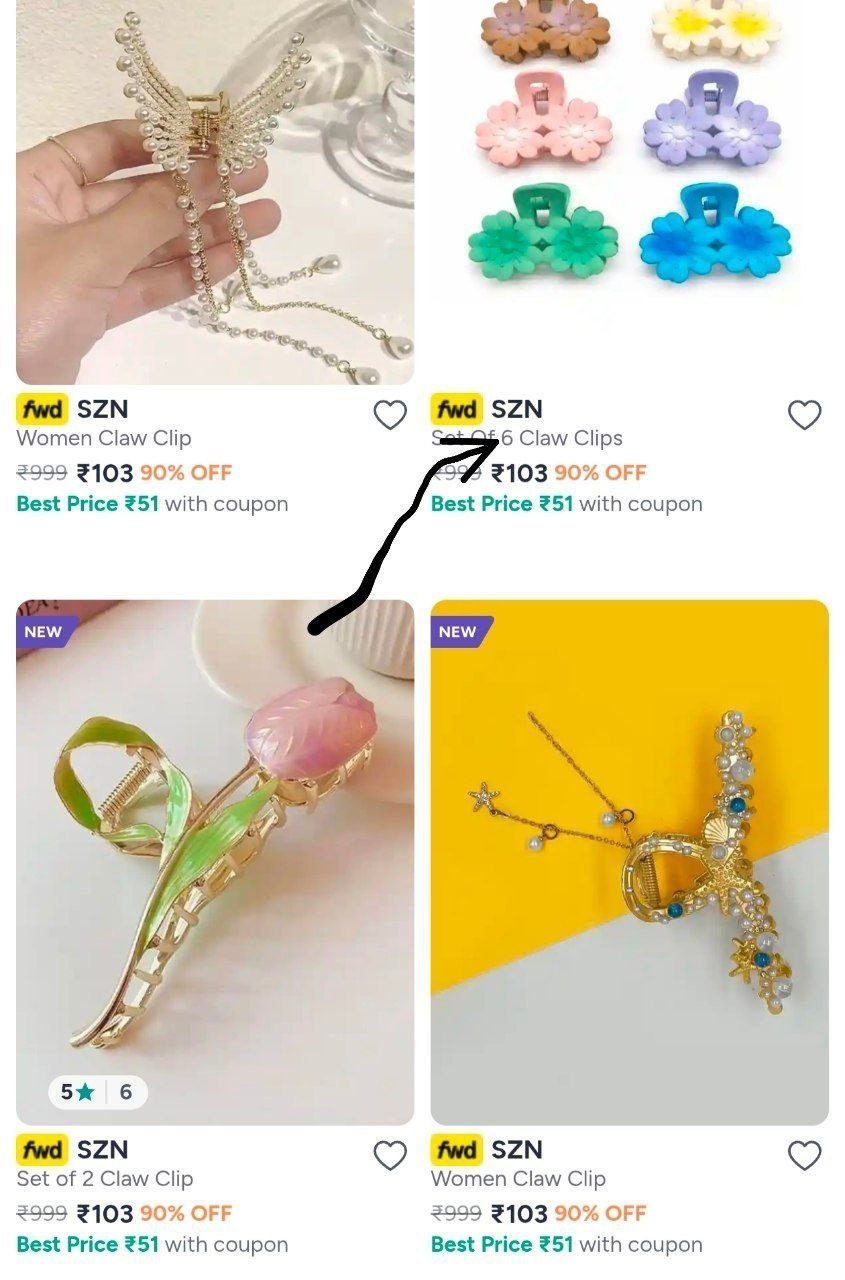 Szn Claw Clip | Buy Szn Claw Clip Online in India at Best Price