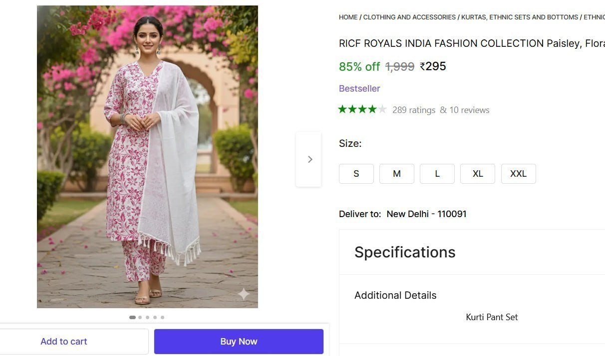 Kurta, Trouser/Pant & Dupatta Set