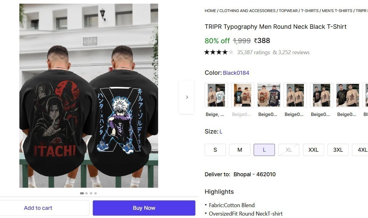 2 Oversized T - Shirts