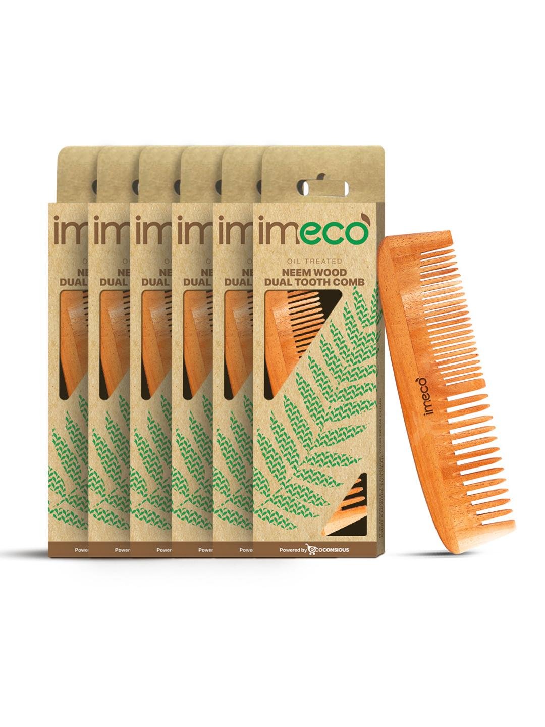 Set Of 6 Wooden Combs