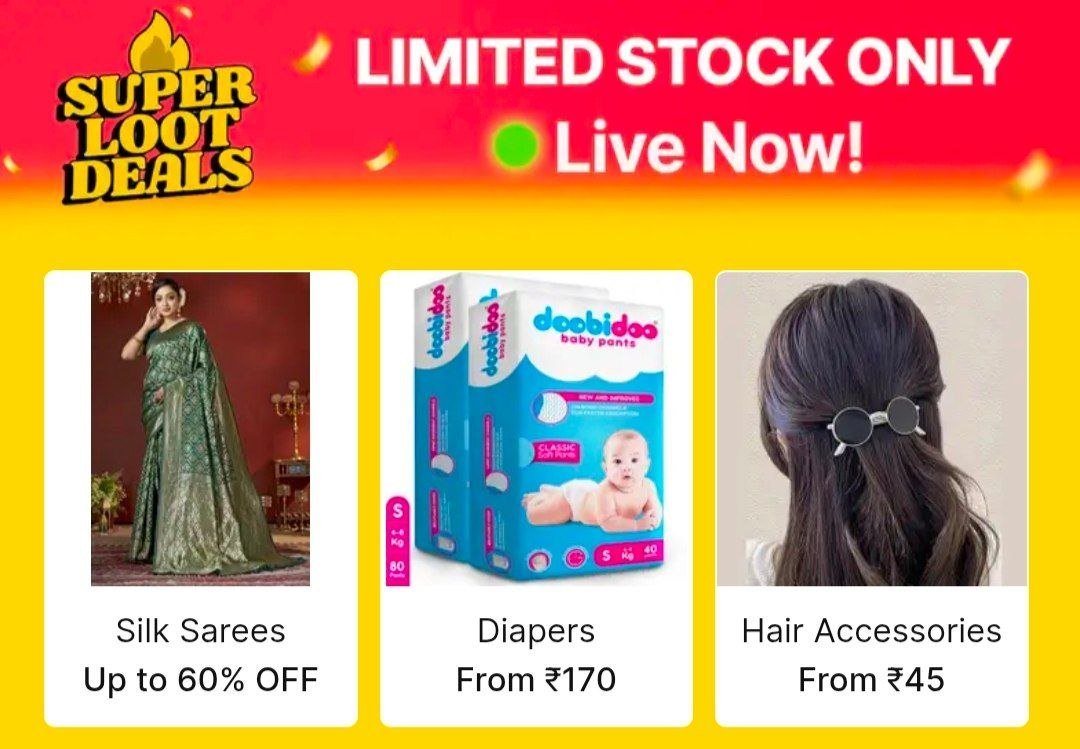 Shopsy Super Loot Deals Live 🔥