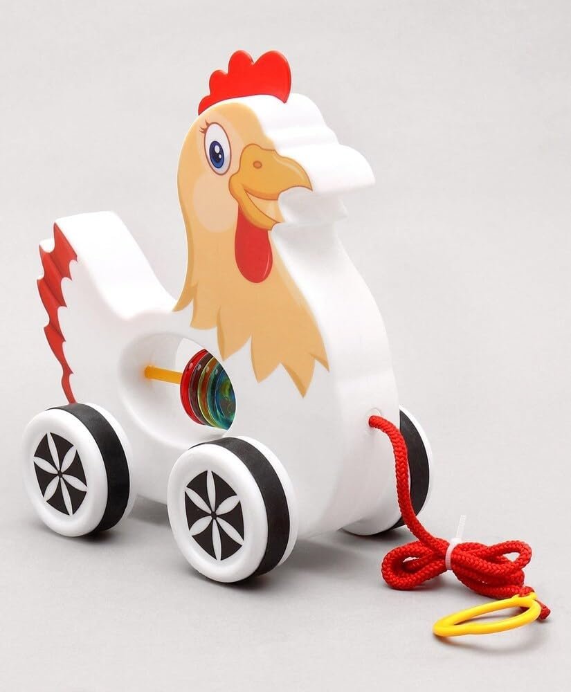 Mini Steps Pull Along Chicken Toy