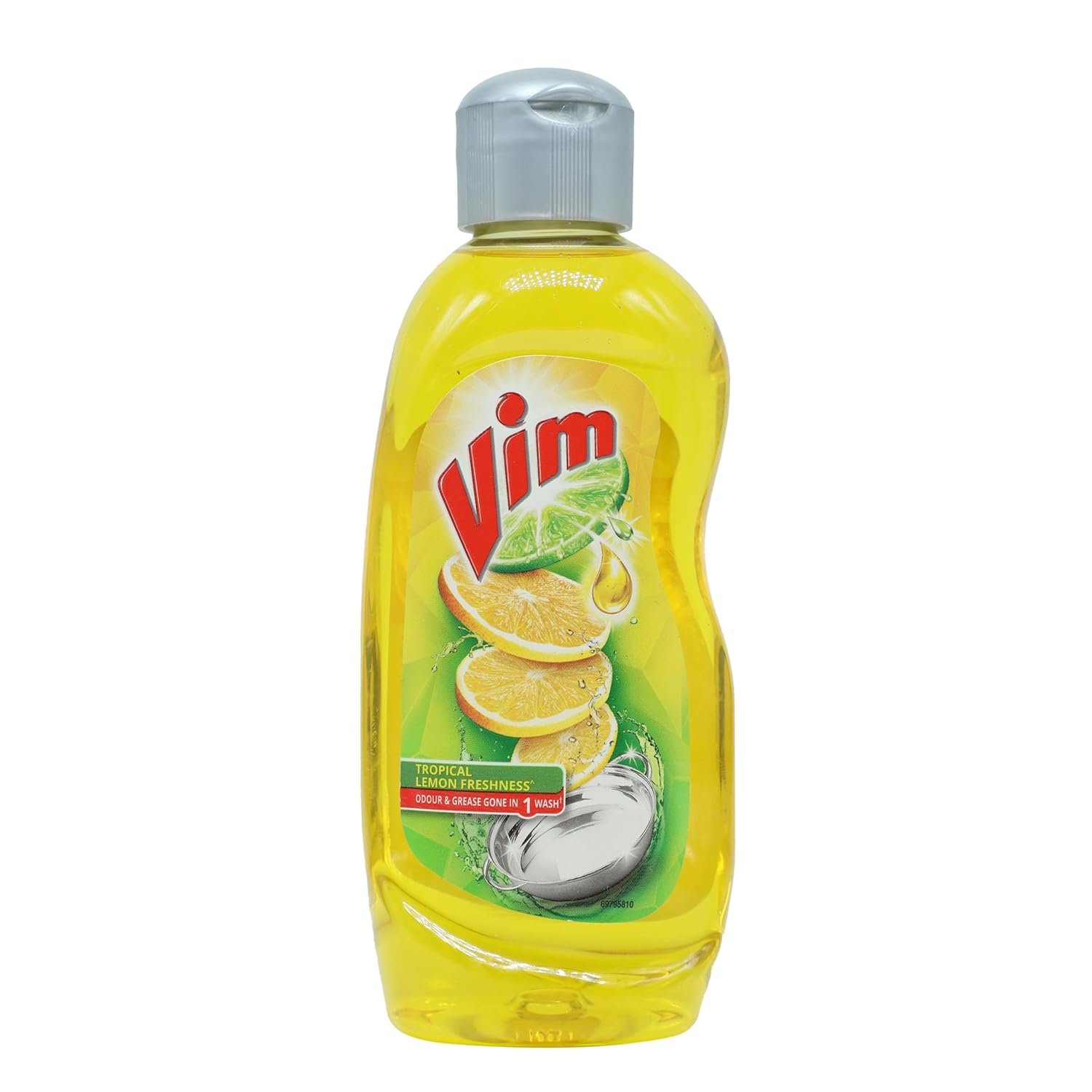 Amazon Fresh] Vim Drop Liquid Lemon Dishwash - 225 ml Bottle