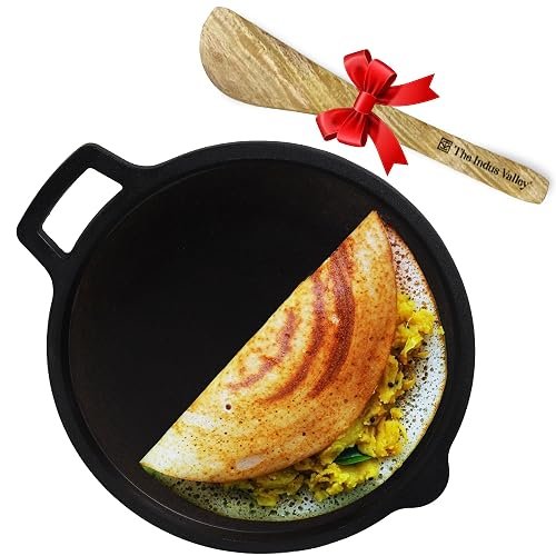 Crystal Vivid Series Nonstick Cookware Set -2 Pcs | Tawa 250 mm + Fry Pan 225 mm | Gas Stove Compatible | Thickness - 2.6 mm