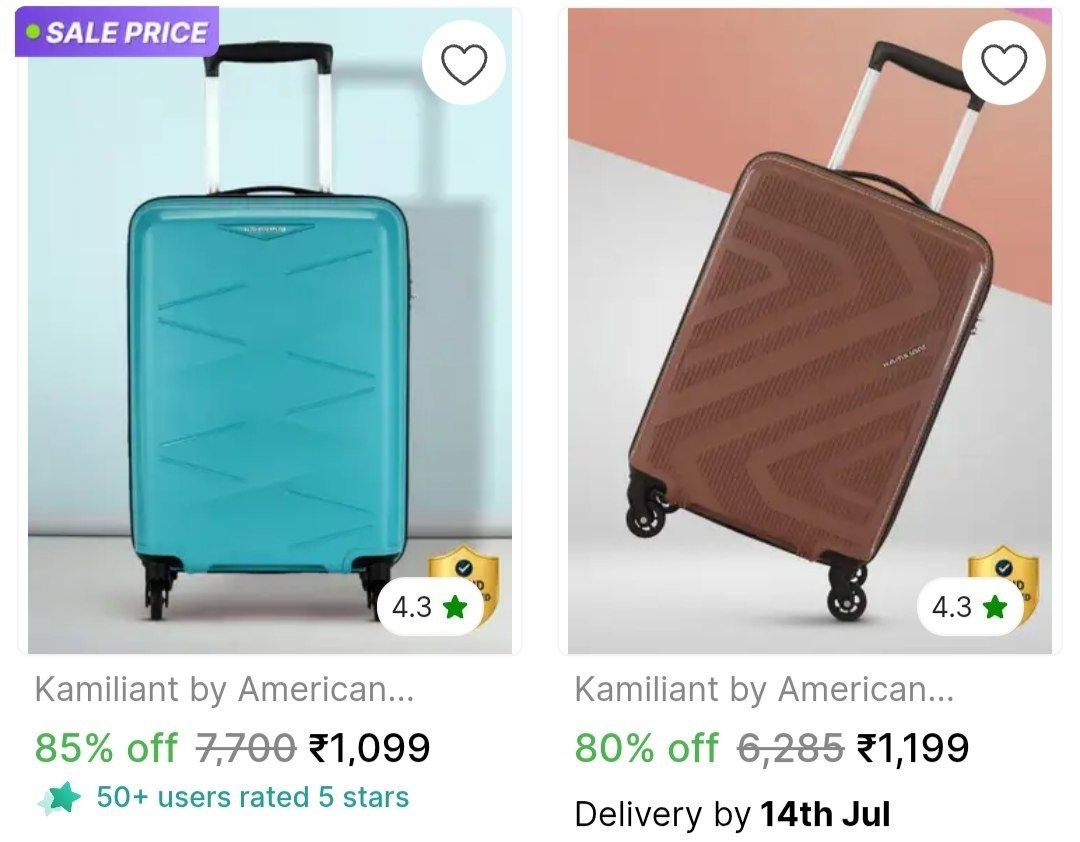 Kamiliant Trolley Bag- Buy Products Online at Best Price in India - All Categories | shopsy.in