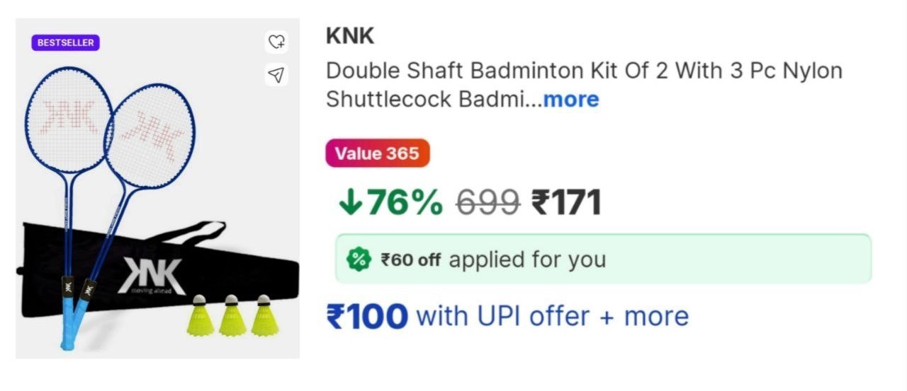 Badminton Combo Set -