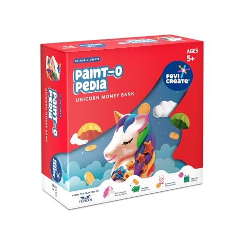 Fevicreate Unicorn Money Box .