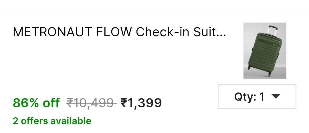 METRONAUT FLOW Check-in Suitcase 4 Wheels - 30 Inch Olive - Price in India | Shopsy.in
