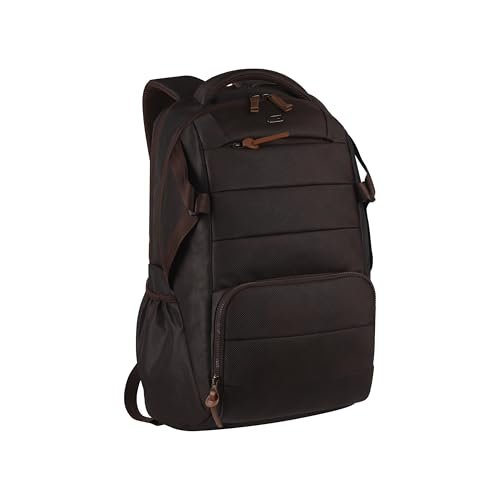 Gear Aspire 3 19"/35L Faux Leather Large Water Resistant 5 Compartment Laptop Backpack
