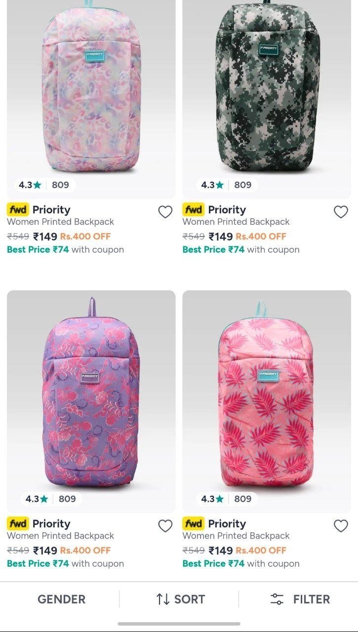 Backpack - Buy Backpack online in India