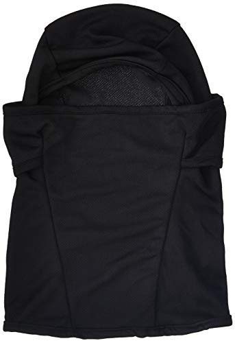 Kingsway Full Face Mask Balaclava for Bikers - Premium Riceknit Helmet Liner | UPF 50+ UV & Dust Protection | Riders Face Mask for Men | Black | Pack of 1 | Medium Size