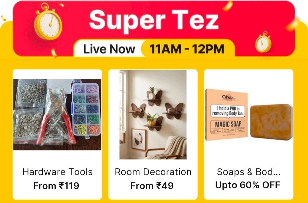 Shopsy Super Tez Deals Live🔥