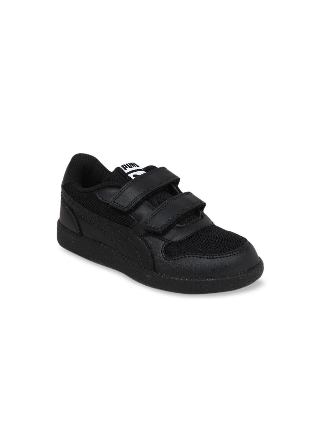Puma Unisex Black Slip-On Sneakers