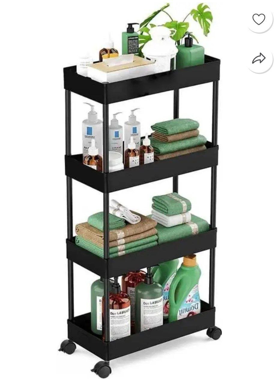 HomeQueen 4 Compartments Plastic Multi-Purpose Storage Organizer 4-Tier Rack Price in India - Buy HomeQueen 4 Compartments Plastic Multi-Purpose Storage Organizer 4-Tier Rack online at Shopsy.in